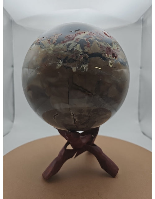 Load image into Gallery viewer, 12.1LB Natural volcano Agate Quartz sphere Crystal Ball Mineral specimen Healing
