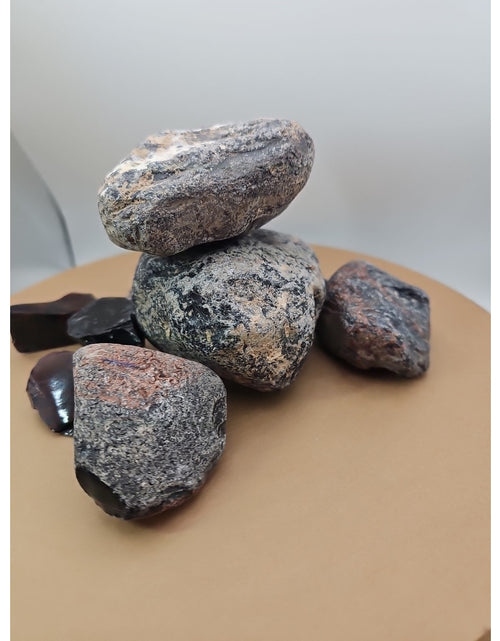 Load image into Gallery viewer, 3.65lbs raw obsidian stone
