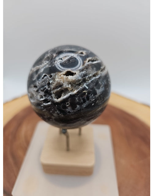 Load image into Gallery viewer, Ocean Jasper Sphere 63mm w/stand
