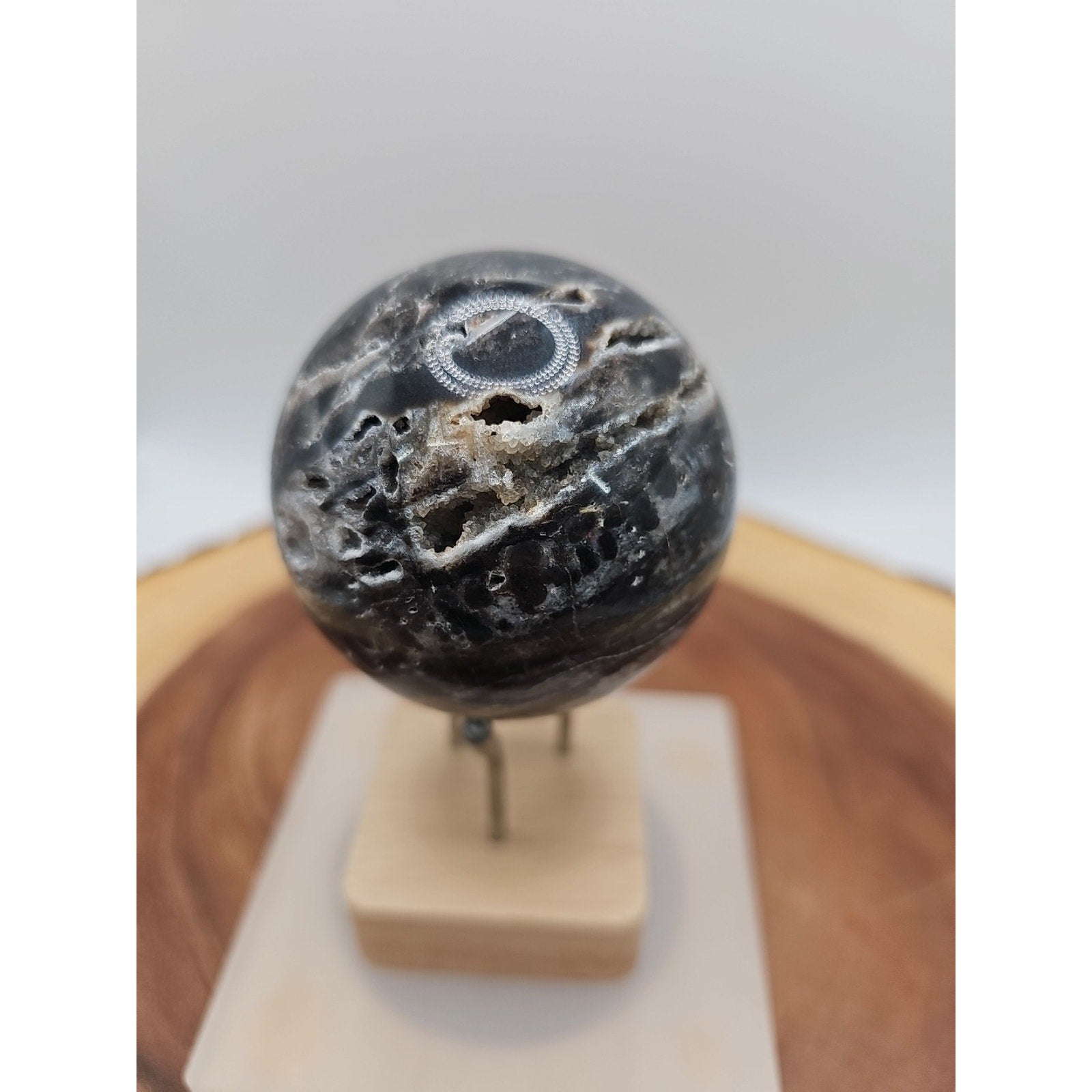 Ocean Jasper Sphere 63mm w/stand