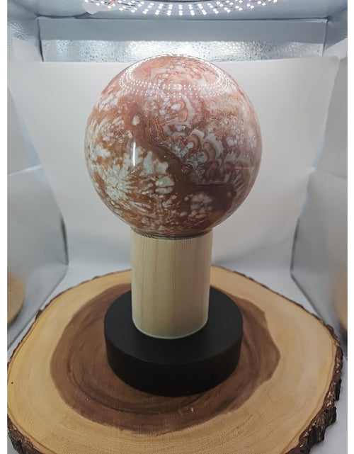 Load image into Gallery viewer, 10.42LB Natural Chocolate Agate Sphere Ball Reiki Gem
