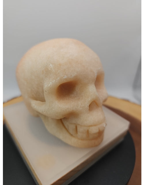 Load image into Gallery viewer, 1.56 Natural sunstone Skull Crystal Carving Mixed Stones Healing
