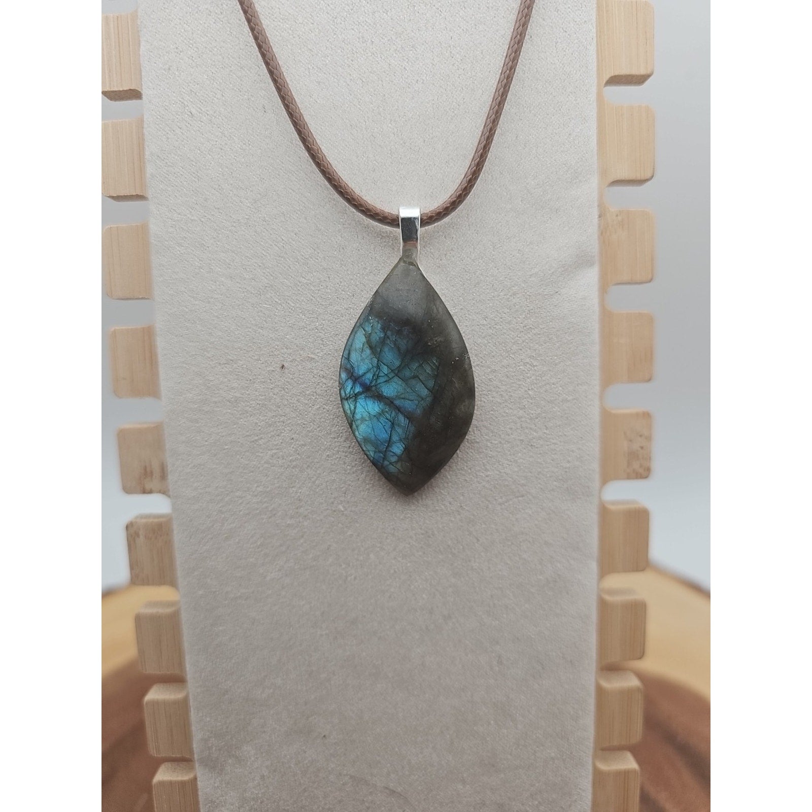 Labradorite Crystal Pendant 1 Each