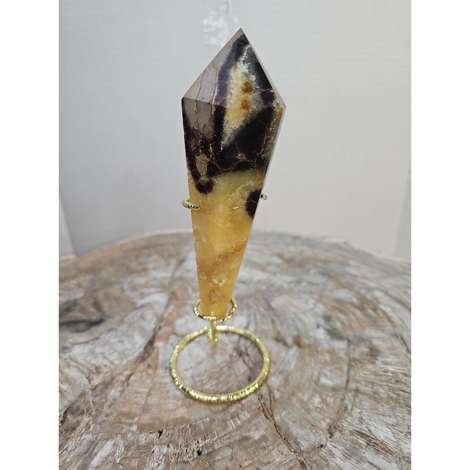 251g Big Dragon Septarian Geode Quartz Crystal Geode Scepter Point Tower Healing