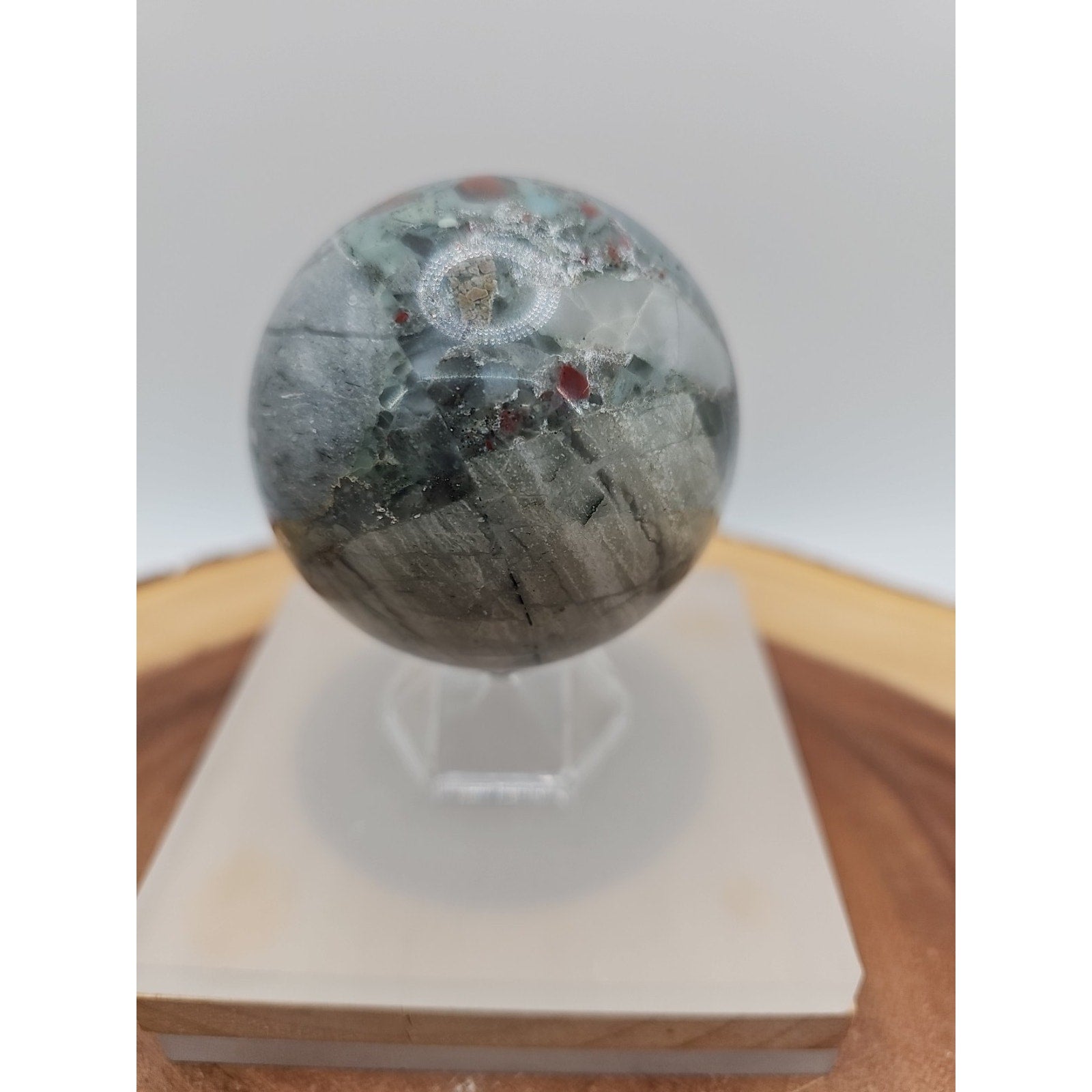 Ocean Jasper Sphere 63mm w/stand