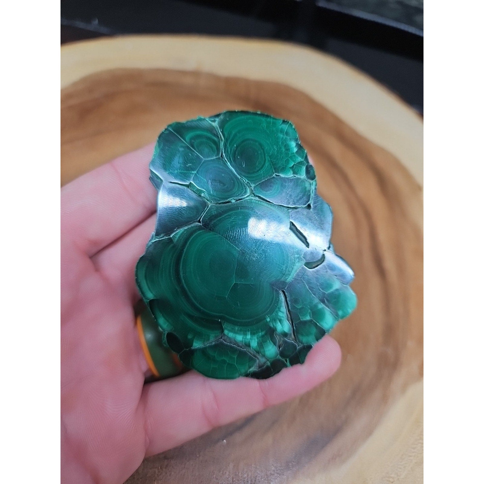 Malachite Slice 107g