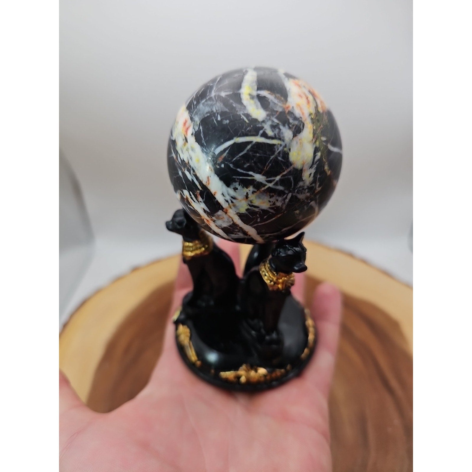 Ocean Jasper Sphere .79lbs W/Stand