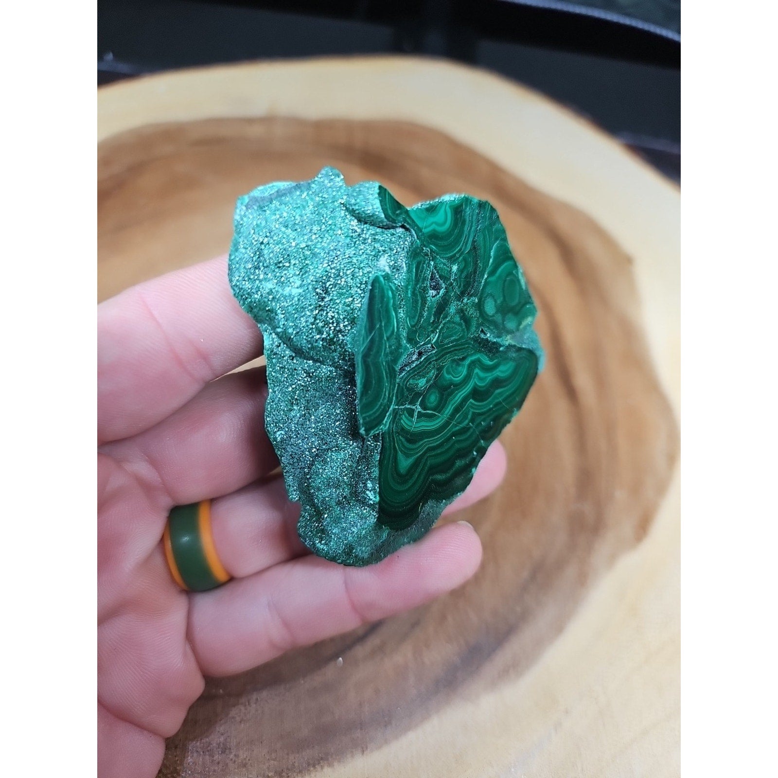 Malachite Slice 110g
