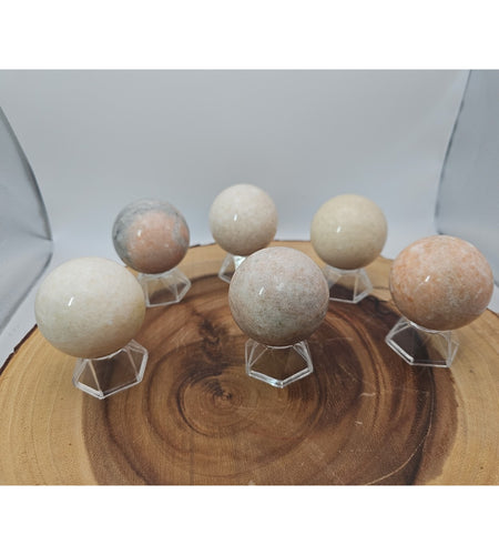 Quartz Crystal Sphere 50mm 1 Each Sandstone