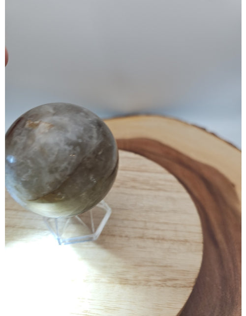 Load image into Gallery viewer, Smoky quartz sphere 60mm 260grams

