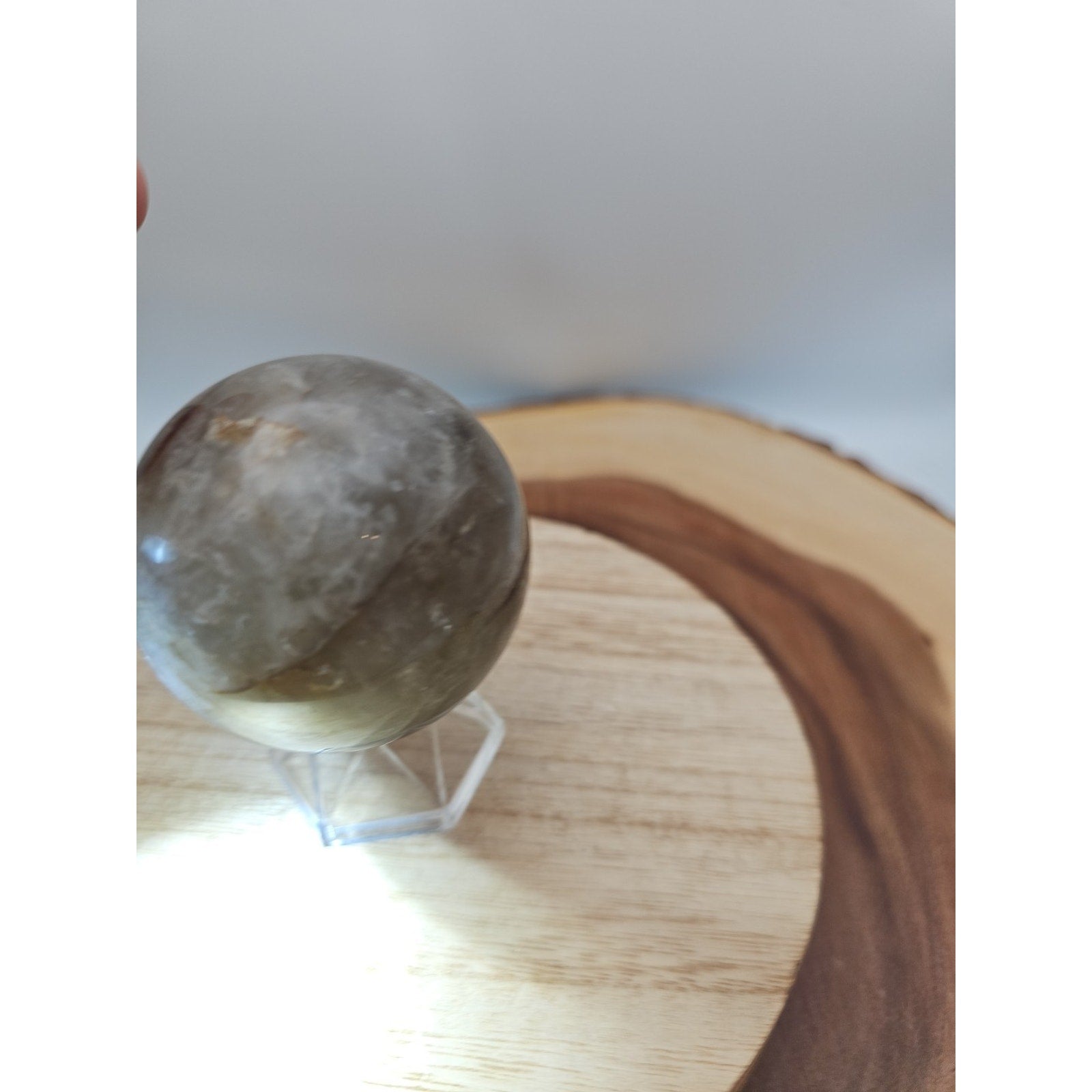 Smoky quartz sphere 60mm 260grams