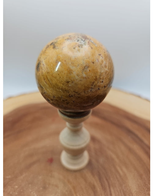 Load image into Gallery viewer, Ocean Jasper Sphere W/Stand 187g

