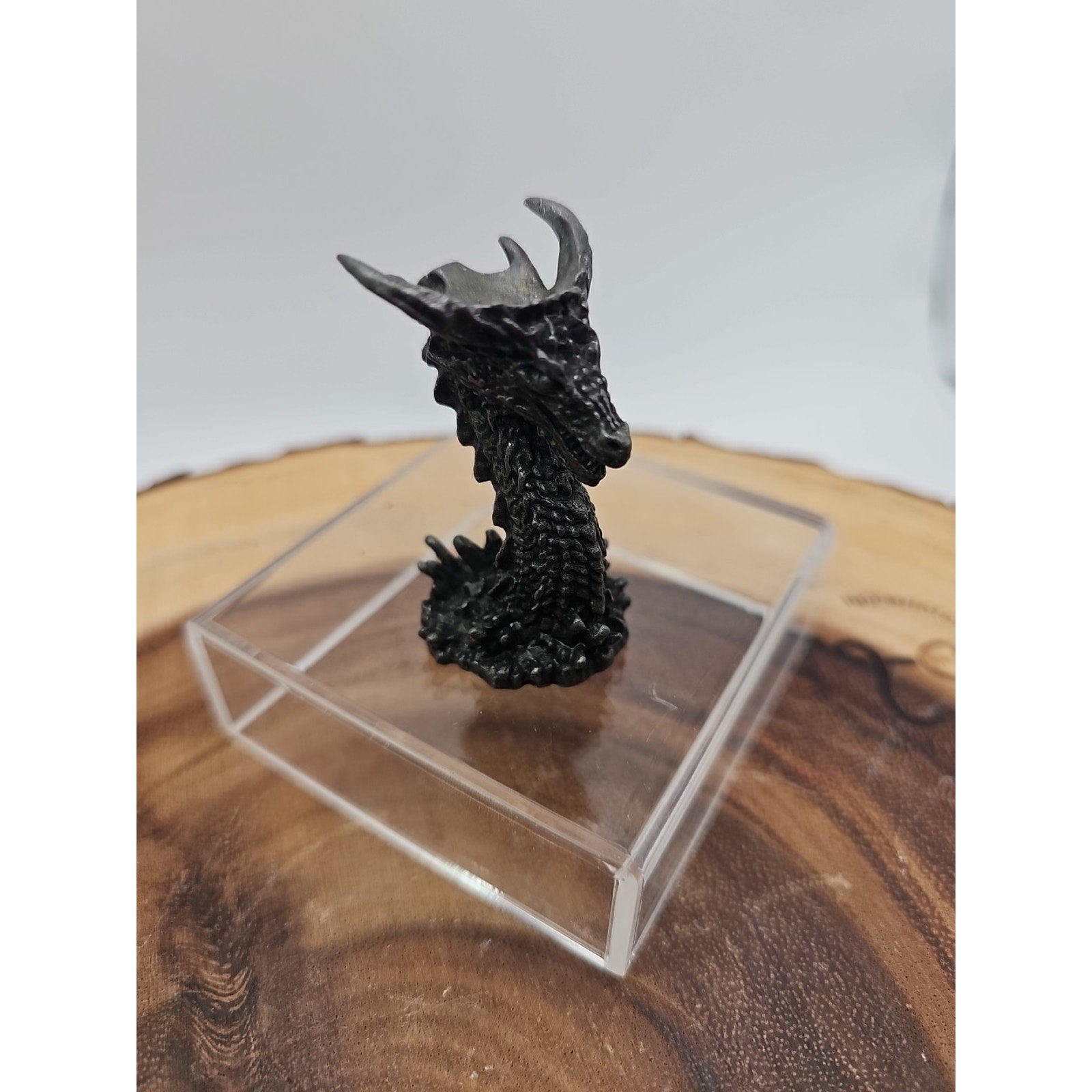 Amethyst Sphere .82lb 65mm W/Dragon Stand