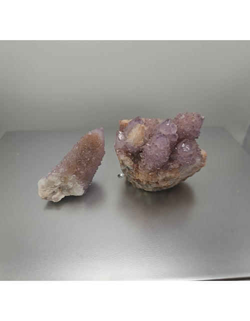Load image into Gallery viewer, Amethyst Cactus Spirit Quartz Crystal .52lb
