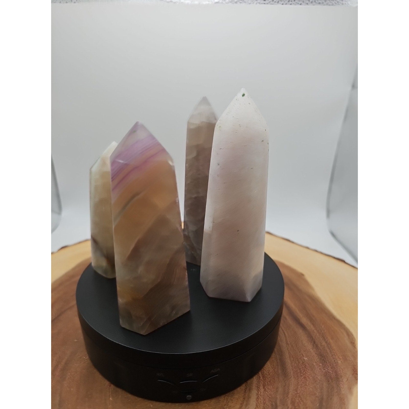 Fluorite crystals Set Of 4,2.52lbs