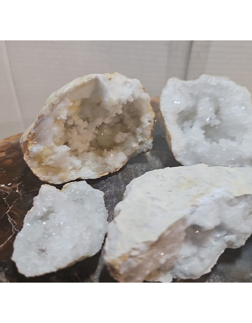 Load image into Gallery viewer, 6pcs 2.72lbs Lot Geode Crystal Moroccan Quartz
