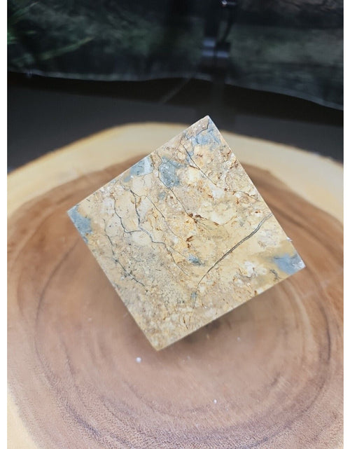 Load image into Gallery viewer, 2.24LB 1Pcs Natural Ocean Jasper Onyx Quartz Crystal Geode Square Heptahedron
