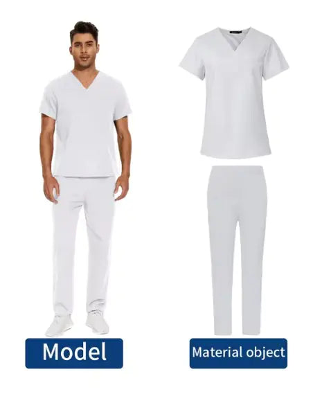 Load image into Gallery viewer, Men&#39;s V-Neck Medical Uniform
