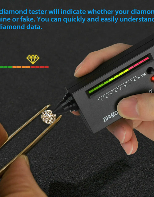 Load image into Gallery viewer, Portable Diamond Tester Selector Illuminated Jewelry Gemstone Testing Tool Kit
