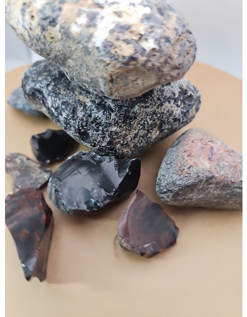 Load image into Gallery viewer, 3.65lbs raw obsidian stone
