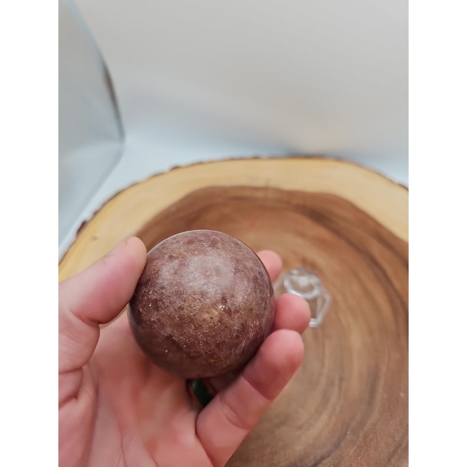 Strawberry Quartz Crystal Sphere 260g 55mm