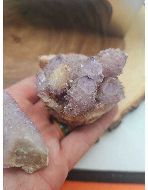 Load image into Gallery viewer, Amethyst Cactus Spirit Quartz Crystal .52lb
