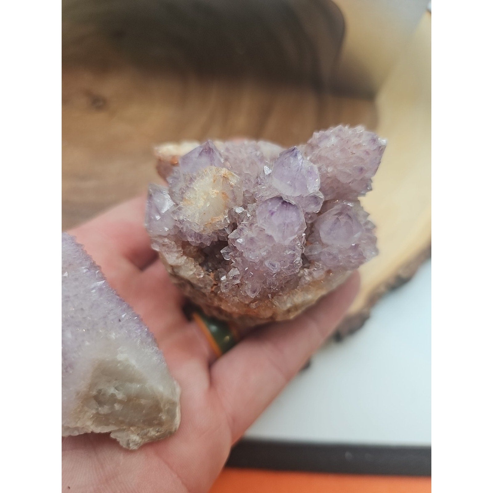 Amethyst Cactus Spirit Quartz Crystal .52lb