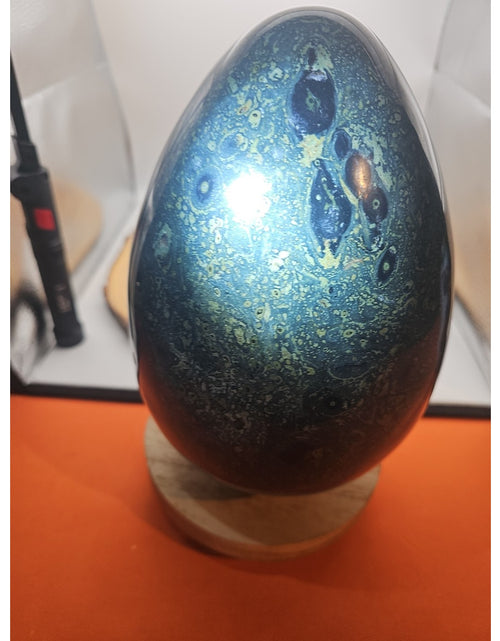 Load image into Gallery viewer, 15.2LB Natural Kambaba Jasper Quartz Crystal With Jade Ring Stand
