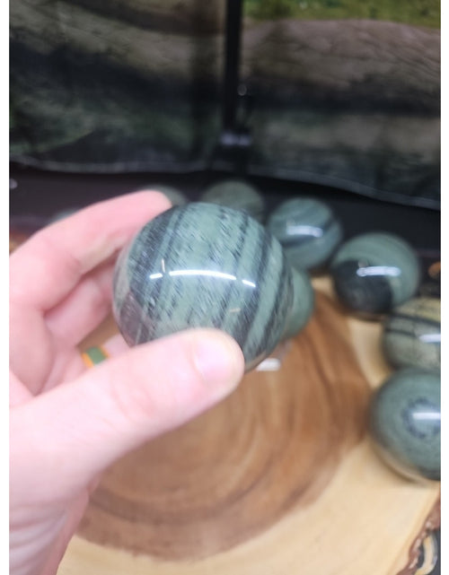Load image into Gallery viewer, 1Pc Natural Medicine King Stone Jasper Crystal Sphere 60mm
