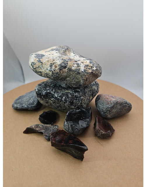 Load image into Gallery viewer, 3.65lbs raw obsidian stone
