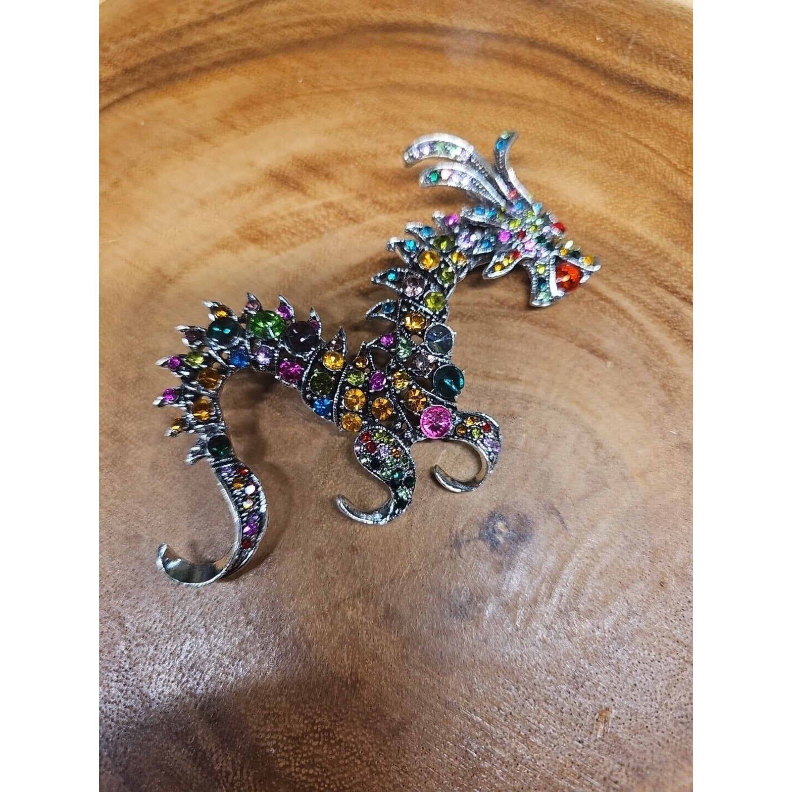 Chinese Dragon Brooch Pin