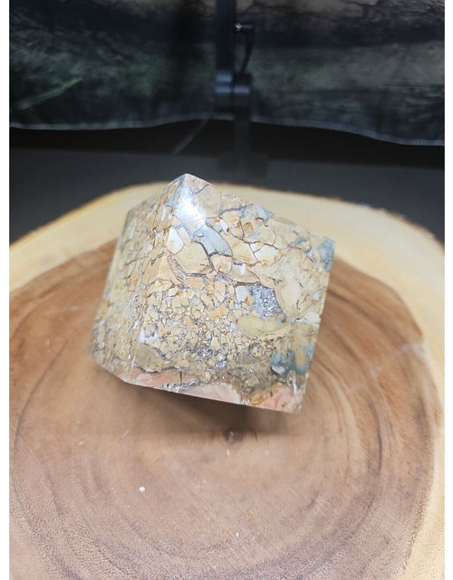 Load image into Gallery viewer, 2.24LB 1Pcs Natural Ocean Jasper Onyx Quartz Crystal Geode Square Heptahedron
