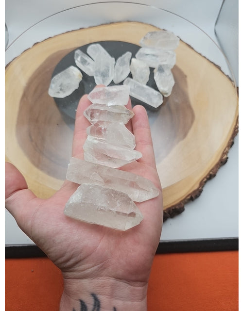 Load image into Gallery viewer, Quartz Crystal Bulk 1 LB Quartz Crystal Points
