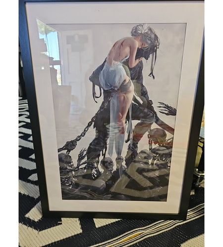 Goddess and Death canvas print wall art W/New Frame