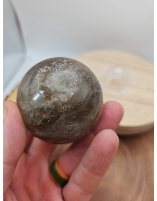 Load image into Gallery viewer, Smoky quartz sphere 60mm 260grams
