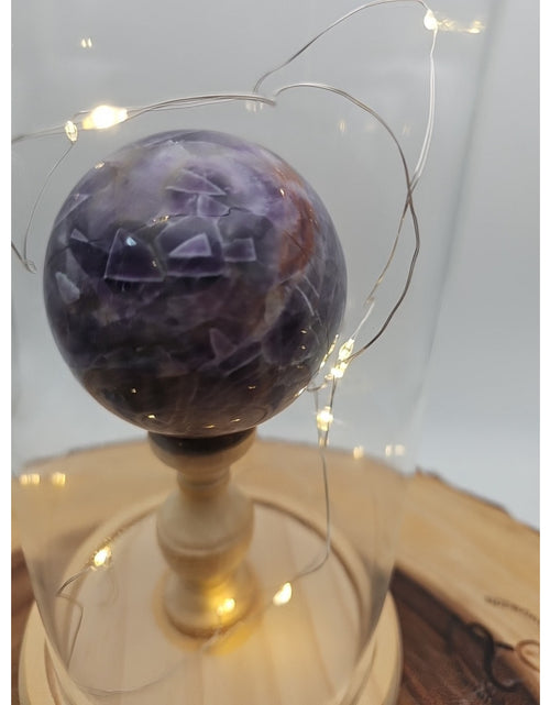 Load image into Gallery viewer, Amethyst Sphere With Case 60mm
