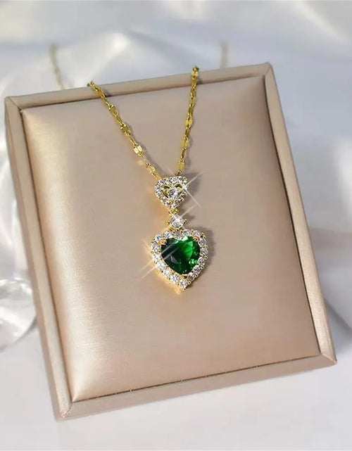 Load image into Gallery viewer, Heart Crystal Jewelry Set
