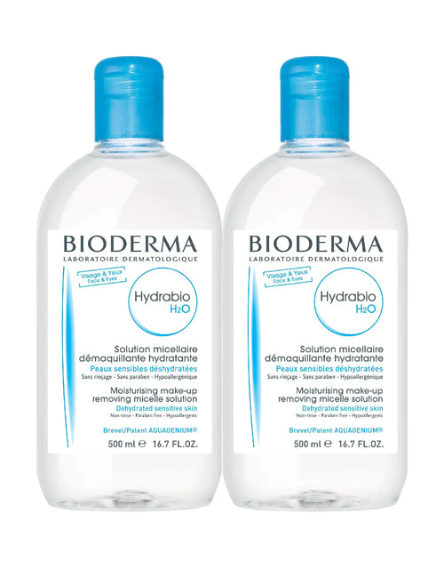 Load image into Gallery viewer, Bioderma - Hydrabio H2O Micellar Water - Face Cleanser and Makeup Remover - Micellar Cleansing Water for Dehydrated Sensitive Skin 33.4 Fl Oz (Pack of 1)
