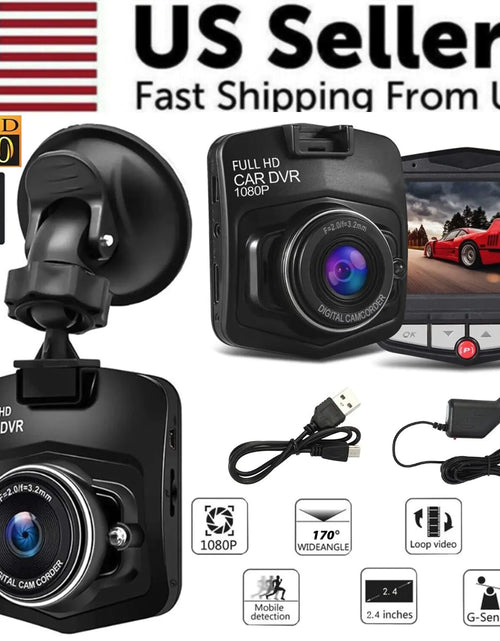 Load image into Gallery viewer, 2.4&#39;&#39; Full HD 1080P Dash Cam Car DVR Front or Rear Camera Night Vision G-sensor
