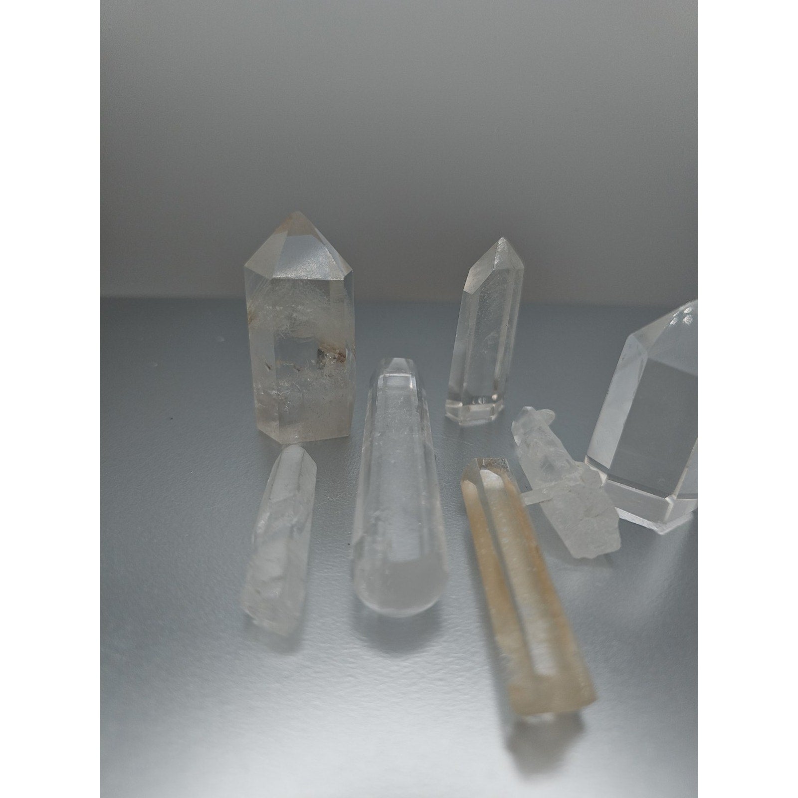 White Quartz Crystals 7pcs