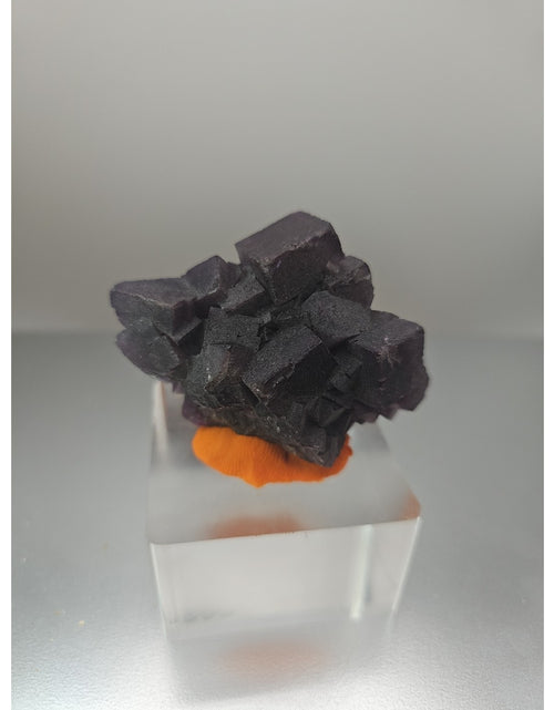 Load image into Gallery viewer, Fluorite crystal quartz cluster 2.5oz
