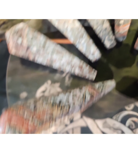 Natural Leopard Skin Jasper Crystal Scepter .30+ Avg 1 Each