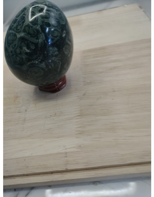 Load image into Gallery viewer, 490g Natural Peacocks Eye Crystal Polishing Stone Ball Healing Plus Stand
