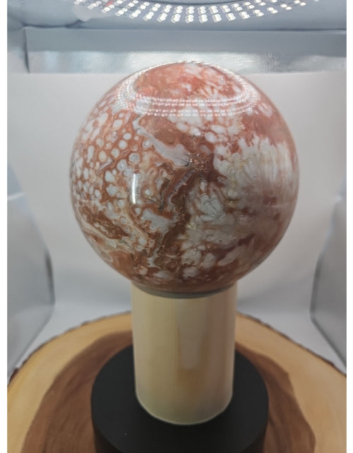 Load image into Gallery viewer, 10.42LB Natural Chocolate Agate Sphere Ball Reiki Gem
