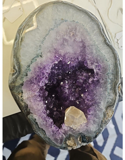 Load image into Gallery viewer, XLarge amethyst crystal cluster geode 10.5 Lbs
