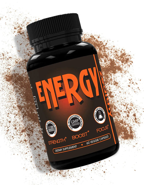 Load image into Gallery viewer, Caffeine Pills Alternative to an Energy Drink Energy Gel Energy Gummies 60 Pills
