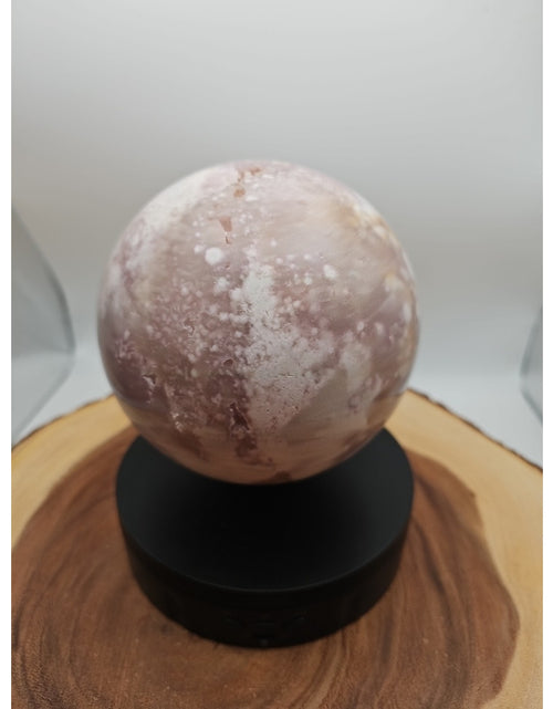 Load image into Gallery viewer, 6.55lbs Natural Cherry Blossom Agate Sphere Quartz Crystal Ball
