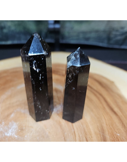 Load image into Gallery viewer, 1 Pair Smoky Quartz Tower 192grams

