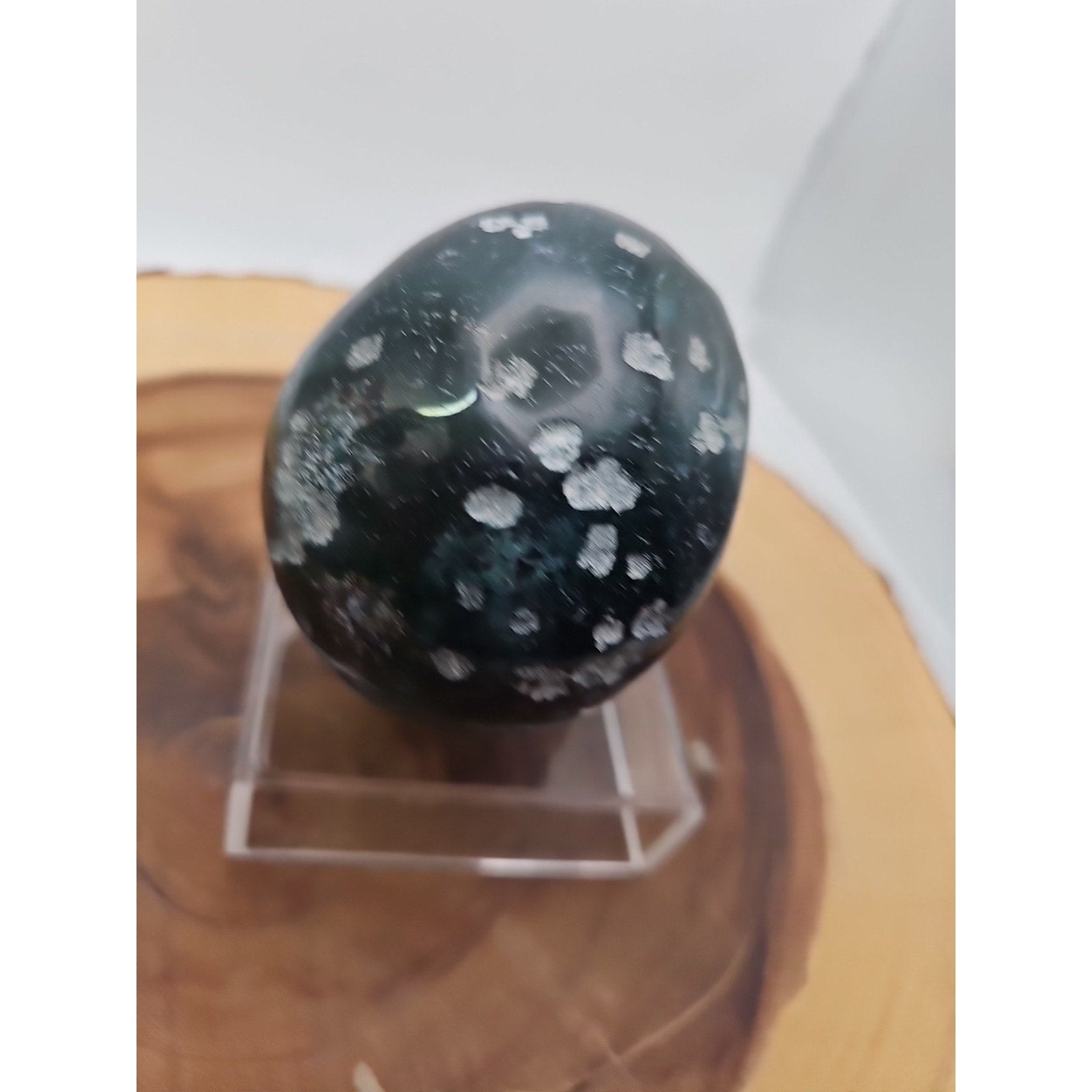 Moss Agate Skull 1.37lb