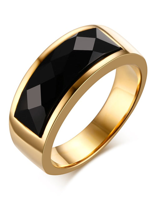 Load image into Gallery viewer, Black Carnelian Stone Rings
